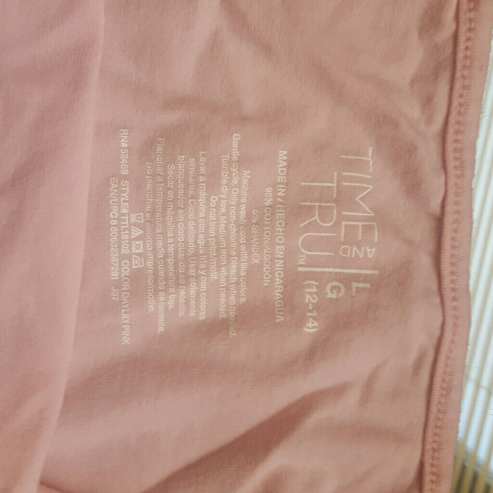 Pretty blush pink tank top.